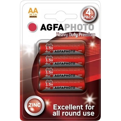 Solight 4 бр. цинк батерия aa 1, 5v (sl0513)