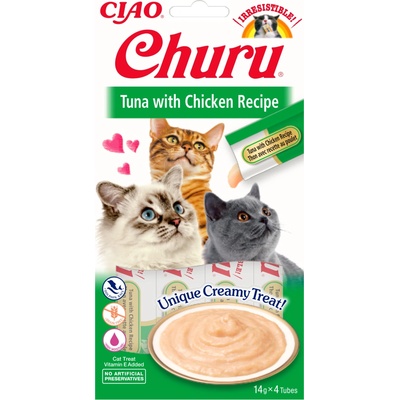Churu Cat Pyré Tuna with Chicken 4 x 14 g