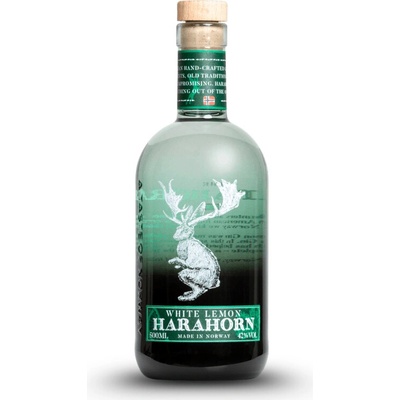 Harahorn White lemon Gin 42% 0,5 l (čistá fľaša)