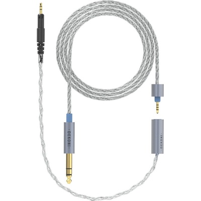 Dekoni Audio Ensemble 6.3mm Unbalanced 64" Braided 2.5mm ATHM Style Кабел за слушалки (CBZ-UB-WTW-64-ATHM50X)