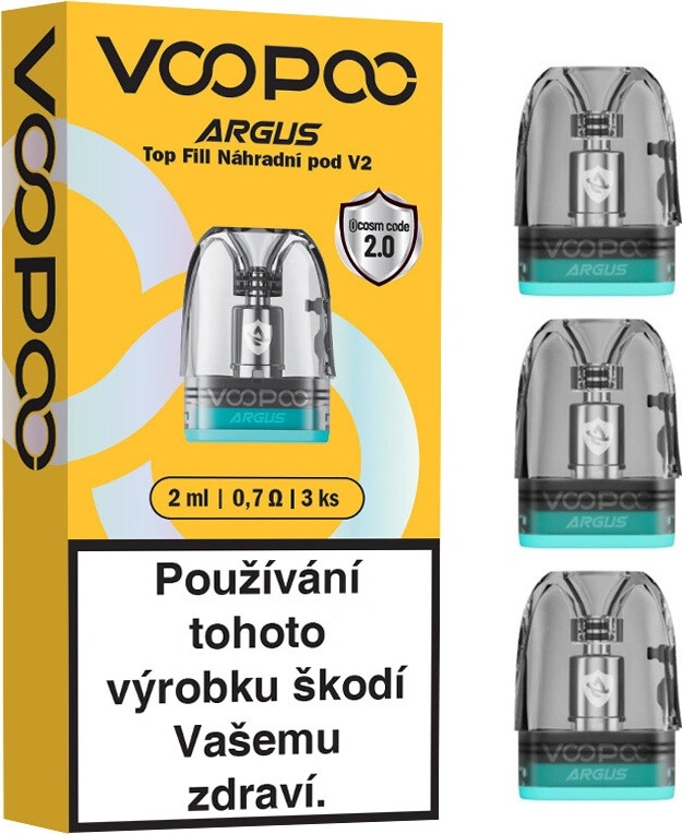 voopoo argus top fill cartridge v2 3ml VOOPOO DRAG X 80W Pod Mod Kit main image 1