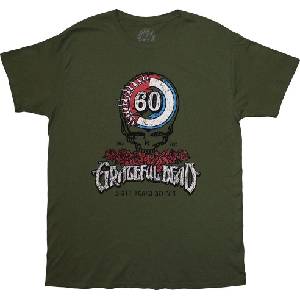 The Grateful Dead 60th Roses Green M Риза (GRATETS58MGR02)