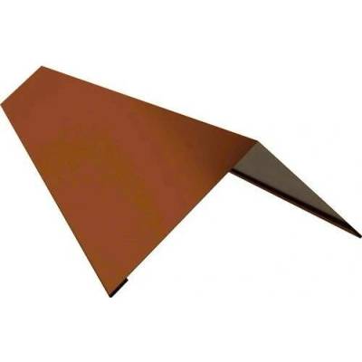 Hřebenáč klasik r.š.600mm pozink Lakovaný RAL 8004 cihlová s folií dl.2m