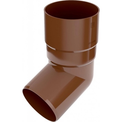 Bryza PVC koleno 67,5° 63 mm RAL 8017 hnědá