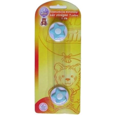 Baby Bruin Multifunkčný bezpečnostný zámok 7 palcový modrý