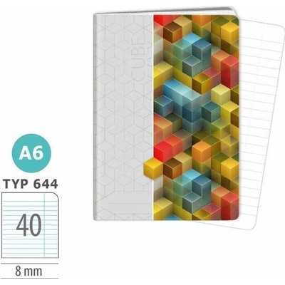 ARGUS Sešit A6 linkovaný 644 ARGUS Cube