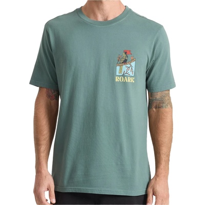 Roark Мъжка тениска Roark Enjoy T-shirt - Slate Green - размер M (216-7592-0212)