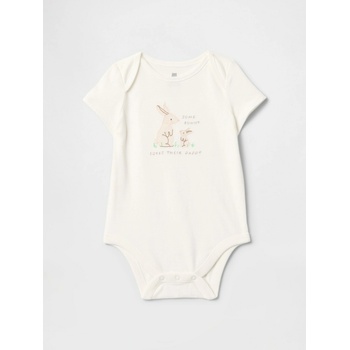 GAP Бебешко боди с лого Gap GAP | Byal | Момчешки | 68-80