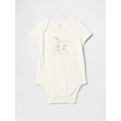 GAP Бебешко боди с лого Gap GAP | Byal | Момчешки | 68-80