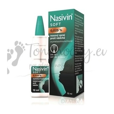 Nasivin Soft 0,025% aer.nao.1 x 10 ml