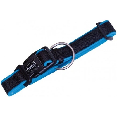 Nobby Нашийник за куче nobby mesh preno, мрежа, найлон с неопренова подплата, дебелина 25-35 мм, дължина 40-55 см - светло син, Германия - 80543-32