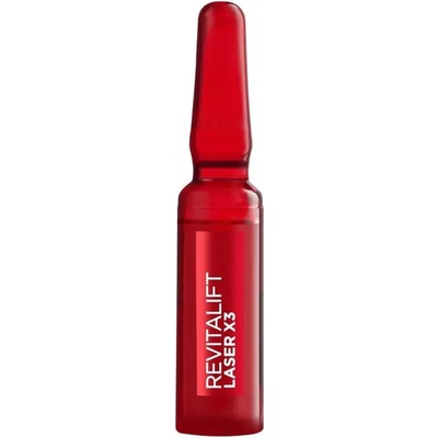L'Oréal Комплект LOreal Paris Revitalift Laser Renew Гликолова киселина Пилинг Ампули Серум за лечение За лице За жени 7 бр. 1 ml