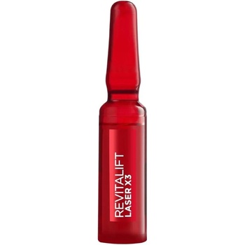 L'Oréal Комплект LOreal Paris Revitalift Laser Renew Гликолова киселина Пилинг Ампули Серум за лечение За лице За жени 7 бр. 1 ml