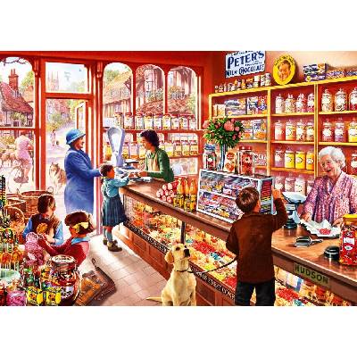 Bluebird Puzzle - Puzzle Steve Crisp: Sweetshop - 500 piese