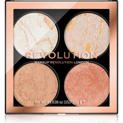 Revolution Cheek Kit палитра за лице цвят Take a Breather 4x2.2 гр