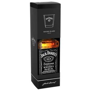 Jack Daniel's (Джак Даниелс) Old No. 7 Тенеси уиски 700 мл + 1 чаша кутия