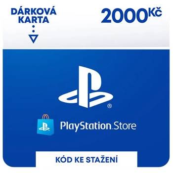 PlayStation Store predplatená karta 2000 Kč CZ
