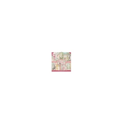Sada papírů 20,3x20,3 190g Orchids and Cats (SBBS26) Stamperia SCR525842