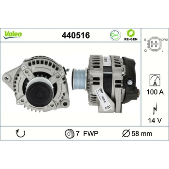 Alternátor VALEO 440516