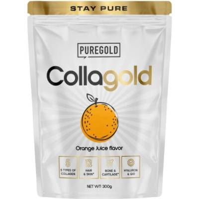 PureGold Collagold + kys. hyaluronová pomerančový džus 300 g
