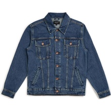 Brixton Cable Denim Jkt Worn Indigo Wnidg