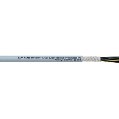 Lapp CLASSIC 135 CH 1123342/1000 riadiaci kábel 4 G 2.5 mm² 1000m sivá