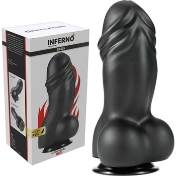 Дилдо с вакуум основа, масивен обем и извита форма 29см. - Inferno Fat Boys (D-245558)