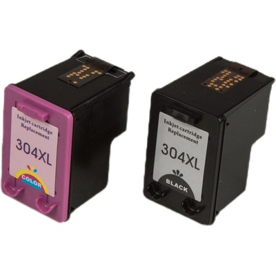 Tonerhub Обновен мастилен пълнеж N9K07AE / N9K08AE, no. 304XL/black+color/20ml+18ml за принтери HP (multipack) (N9K07AE/N9K08AE)