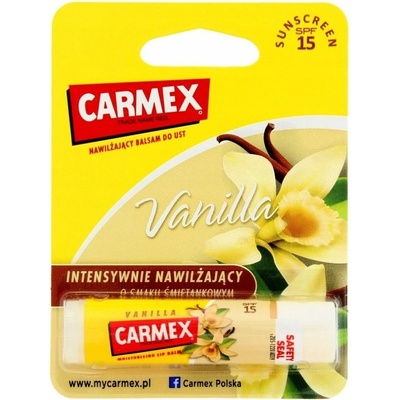 Carmex Ultra Smooth balzam na pery SPF15 Vanilla 4,25 g