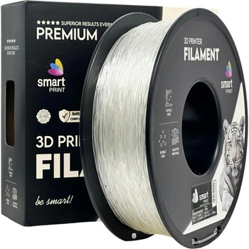 Smart Print FG-S126-E1, 3D филамент, TPU 95A, 1, 75mm, 1000g, Прозрачен (Transparent) (FG-S126-E1)