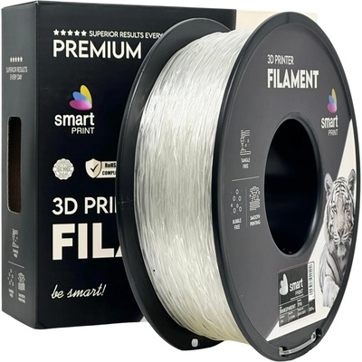 Smart Print FG-S126-E1, 3D филамент, TPU 95A, 1, 75mm, 1000g, Прозрачен (Transparent) (FG-S126-E1)