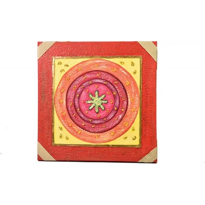 Sanu Babu Obraz z Bali malovaný na plátně, 60x60cm