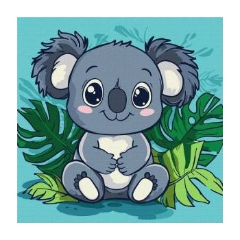Ideyka Painting by numbers for kids 30x30cm KHO1270 Cheerful koala AP0086