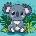 Ideyka Painting by numbers for kids 30x30cm KHO1270 Cheerful koala AP0086