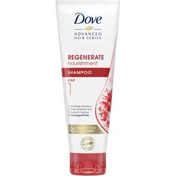 Image 1 of Dove Advanced Hair Regenerate Nourishment - Шампоан за суха и изтощена коса с червени водорасли 250мл