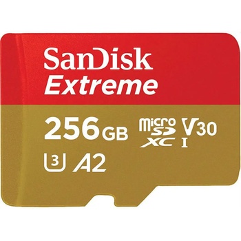 Image 1 of SanDisk Extreme microSDXC 256GB UHS-I/U3/A2/CL10 (SDSQXAV-256G-GN6GN)