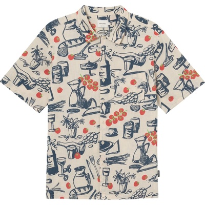 DEDICATED Мъжка риза с копчета DEDICATED Shirt Brantevik Shirt - Dinner Time Blue (033-1904-0312)