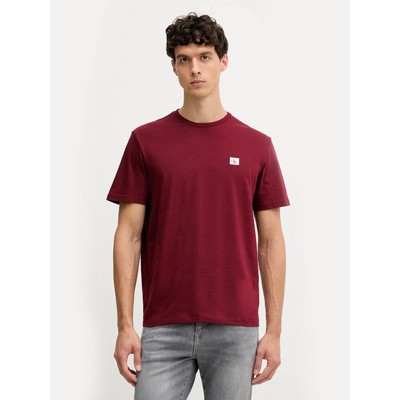 Calvin Klein pánské vínové tričko LV04RC272GWCV