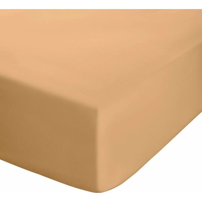 Catherine Lansfield Easy Iron Percale prostěradlo oranžové žluté 90x190