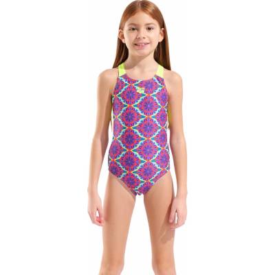 arena Performance Floral Swim Pro Back