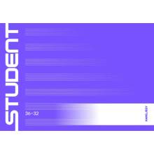 ICO Student fektetett hangjegyfüzet A4 36-32 (7500116005)