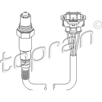 Lambda sonda TOPRAN 207 878 (207878)