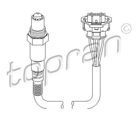 Lambda sonda TOPRAN 207 878 (207878)