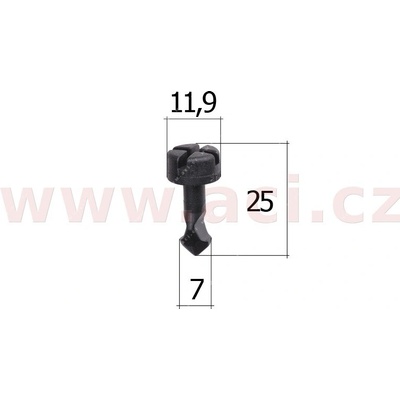 plastová příchytka (sada 5 ks) UP 15578Z