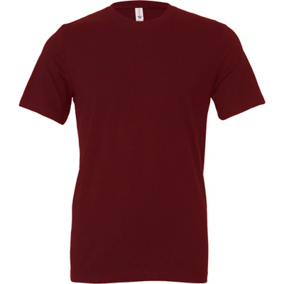 Canvas tričko s krátkym rukávom CV3001 maroon