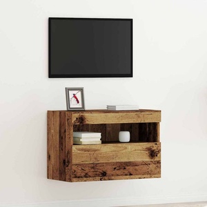 vidaXL TV стенен шкаф 60 x 30 x 40 см Старо дърво Инженерна дървесина (862206)