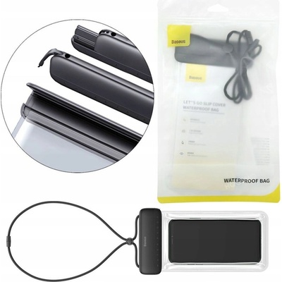 Púzdro Baseus voděodolné Let´s GO IPX8 ACFSD-DG1 Grey-čierne