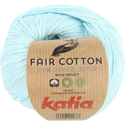 Katia Fair Cotton 08 ledově modrá