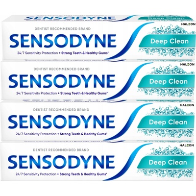 Sensodyne mätová pre dospelých na citlivé zuby 4 x 75 ml