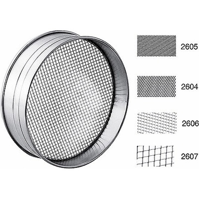 CONTACTO Sitko oceľové s otvormi 1x1 mm, priemer 350 mm | CONTACTO, 2605/350